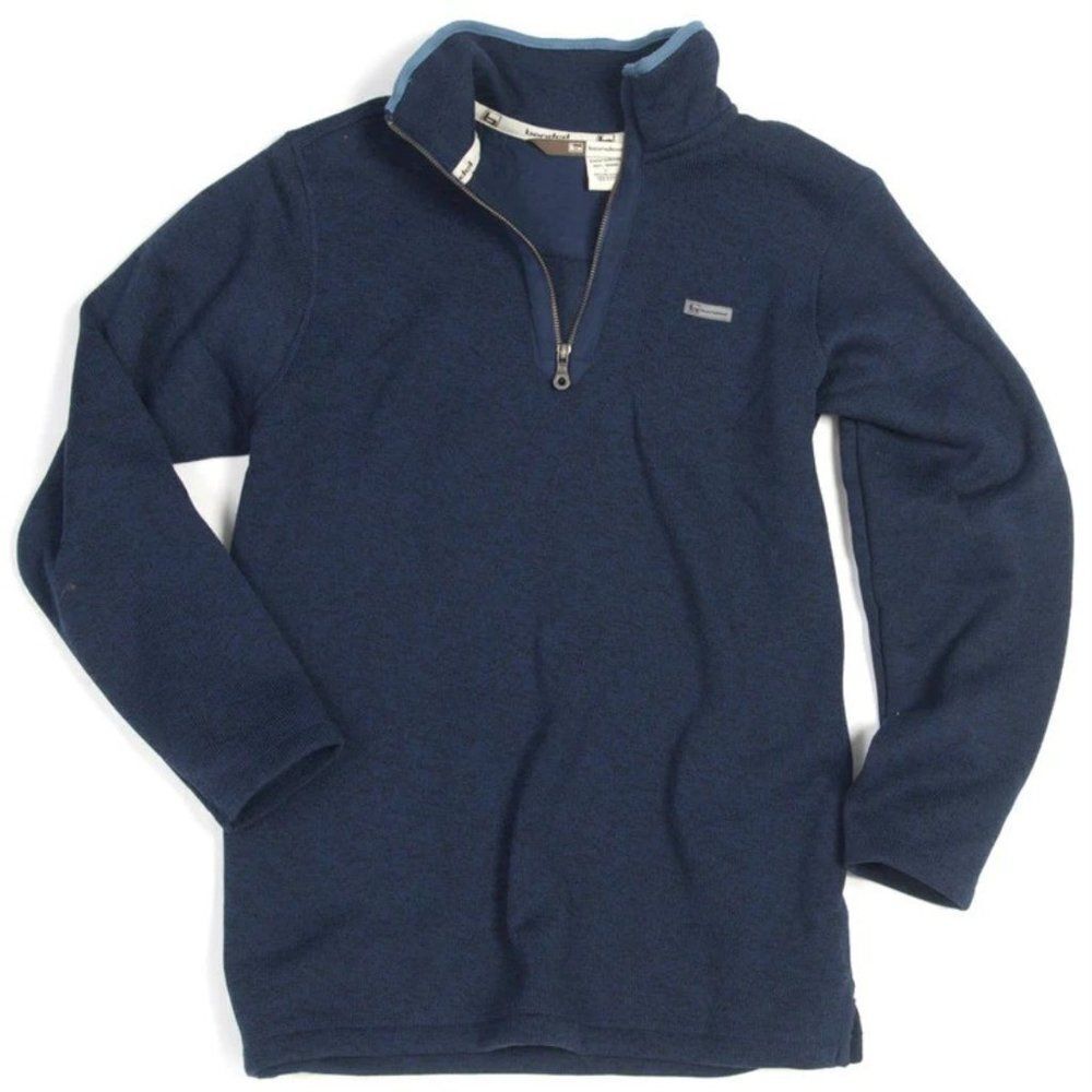 Banded Men's Heathered Fleece Quarter Zip Pullover - XL